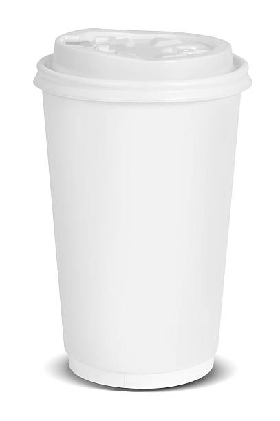 istock paper glass is on white background 531238484