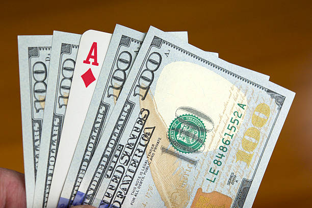 istock Poker of one hundred dollar bills 531238531