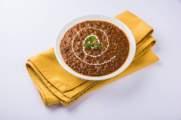 dzienna lista pracowników (dal) makhani lub dal makhani lub daal makhni - asia asian culture basmati rice bowl zdjęcia i obrazy z banku zdjęć