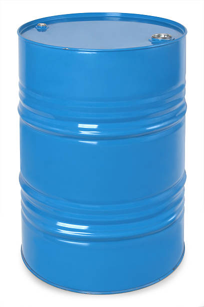 azul cilindro metálico - rusty storage tank nobody photography fotografías e imágenes de stock