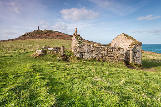 istock Cape Cornwall in England UK, Landmark from the mining industry. 531240555