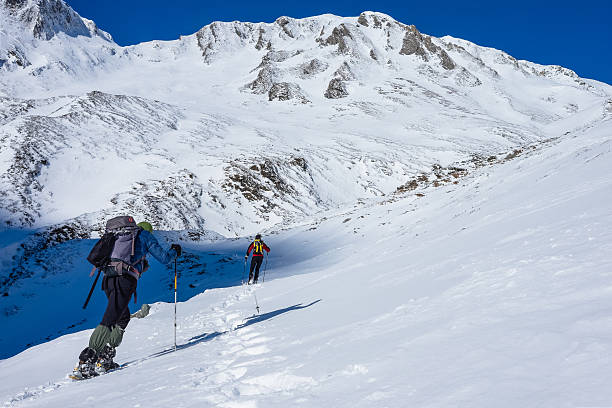 istock Hikers with snowshoes 531240839