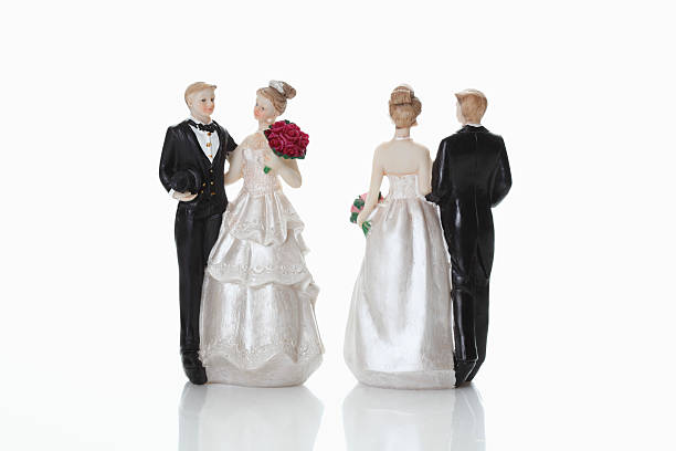 istock Bridal couple figurines 531241019
