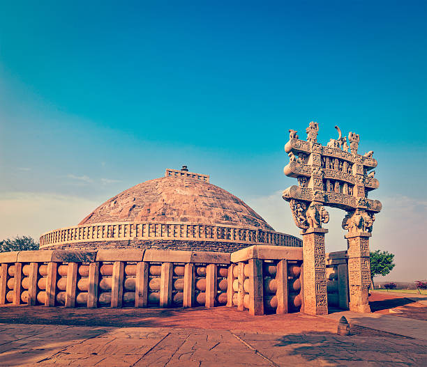 istock Great Stupa. Sanchi, Madhya Pradesh, India 531242257