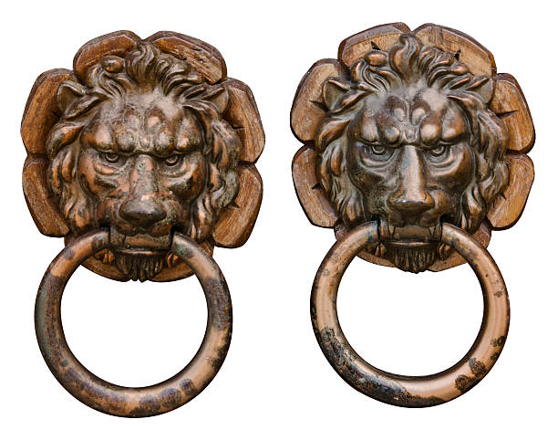 istock ancient door locks and door handle isolated 531243180