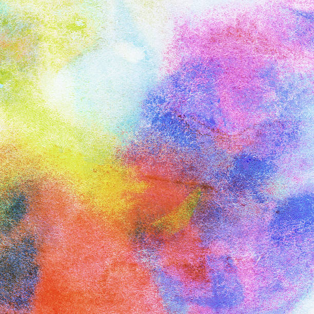 istock Light colorful watercolor stains. 531243485