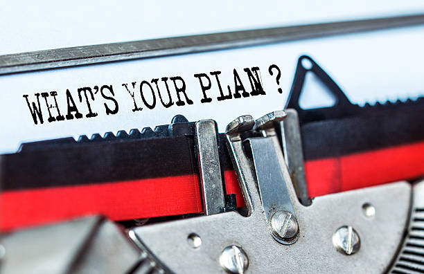 istock What's your plan typed on white paper with old typewriter 531244390