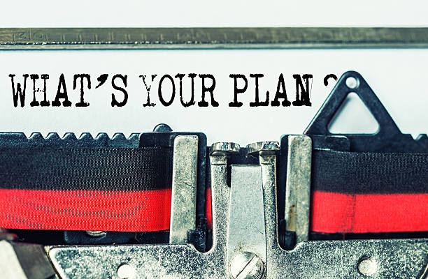 istock What's your plan typed on white paper with old typewriter 531244414