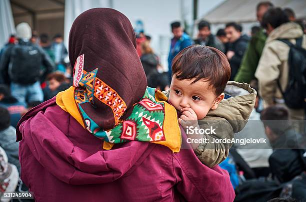 Children Refugees Stock Photo - Download Image Now - Refugee, Refugee Camp, Violence