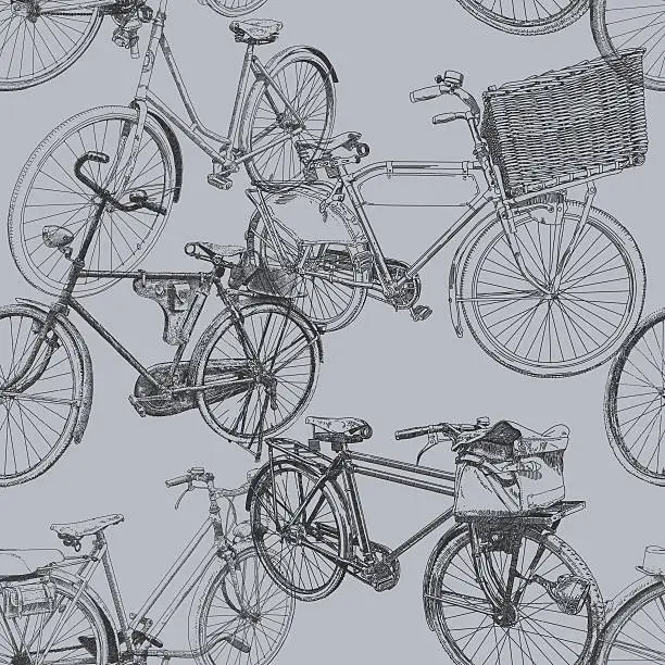 Vector illustration of Bike Repeat