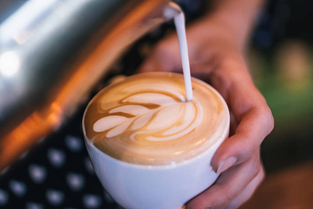 istock Cappuccino with latte art tulip 531249063