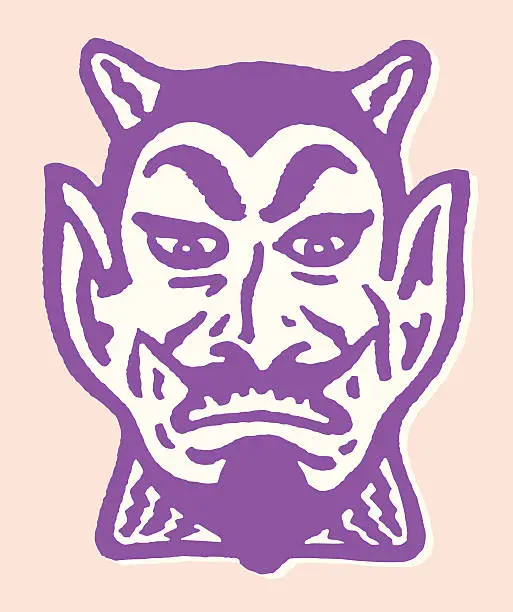 Vector illustration of Monster Mask