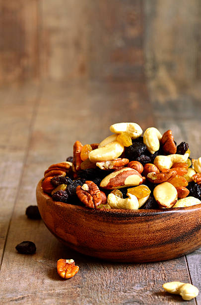 istock Dried fruits and nuts mix. 531251947