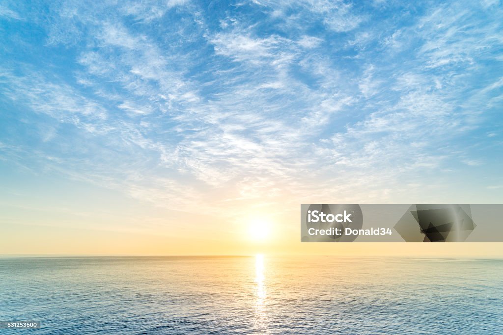Sunrise Sunrise in ocean Sunrise - Dawn Stock Photo
