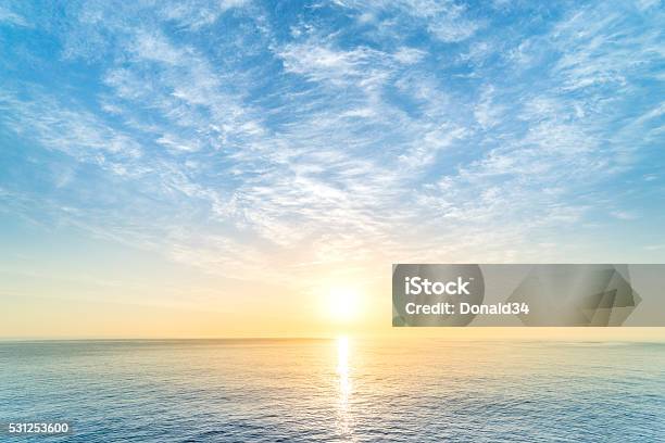 Sunrise Stock Photo - Download Image Now - Sunrise - Dawn, Sky, Sea