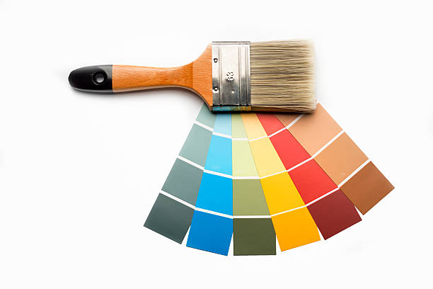 istock Brush and swatches on white background 531254139