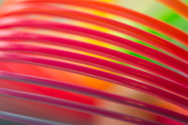 istock Colorful red color circular art swirl abstract 531254505