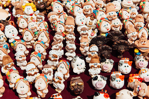 istock many Ukrainian souvenirs - clay figurines 531254830