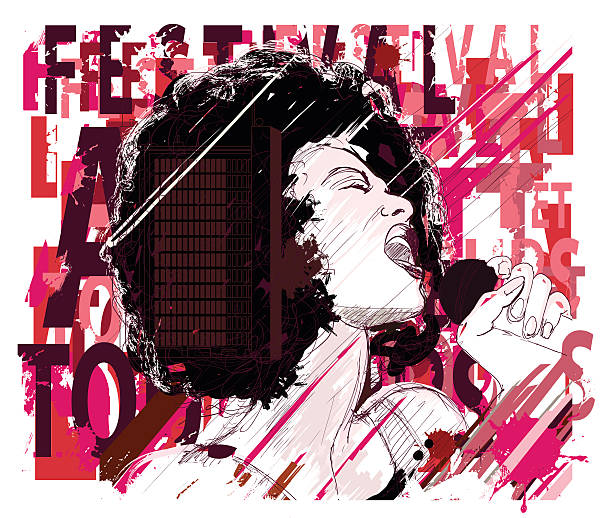 istock Music Jazz, afro american jazz singer 531254868