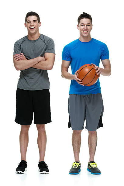 istock Two happy basketball players 531256063
