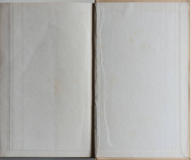 istock Blank book opened to the last page. 531258878