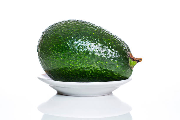 avocado on a plate
