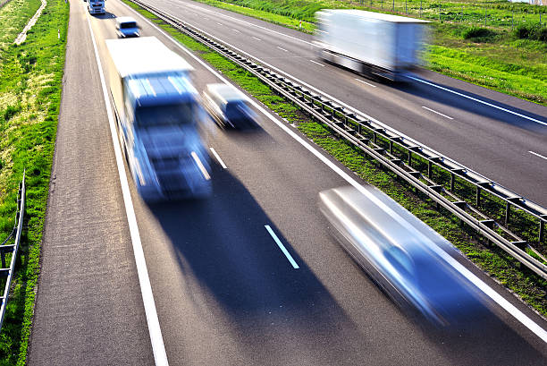 istock Four lane controlled-access highway in Poland 531259872