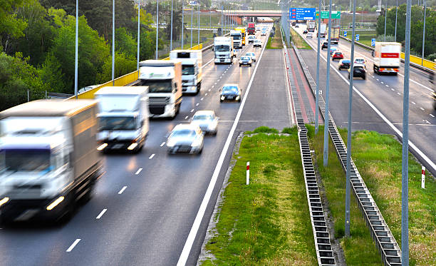 istock Four lane controlled-access highway in Poland 531260406