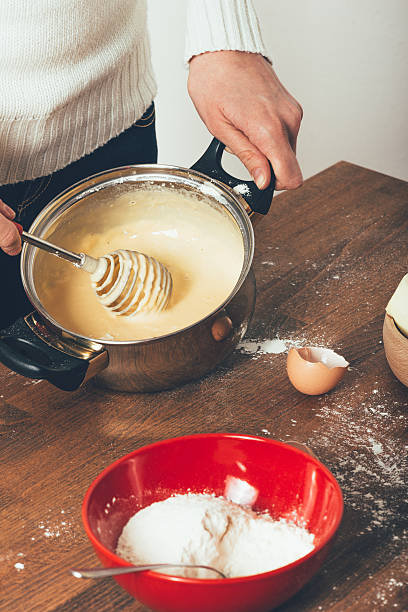 istock Woman making homemade pancakes. 531261667