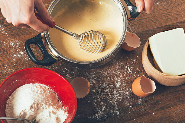 istock Woman making homemade pancakes. 531261671