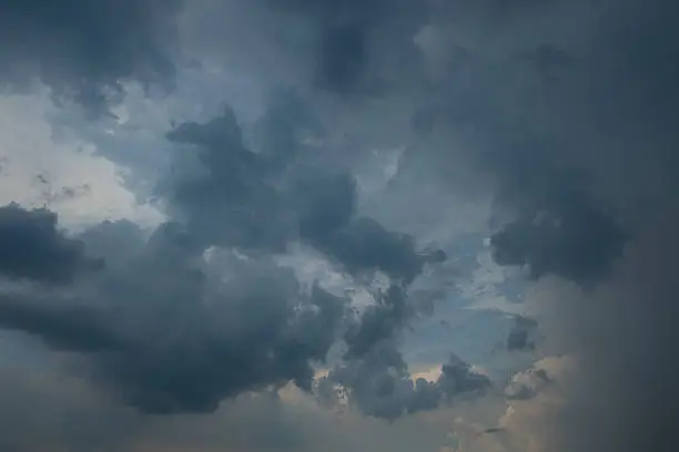 Photo of Beautiful storm sky with clouds  in Thailand