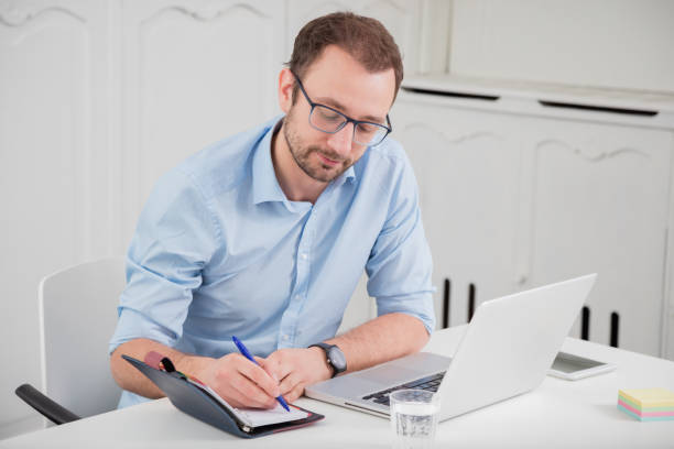 istock Young male professional working at the desk 531262668