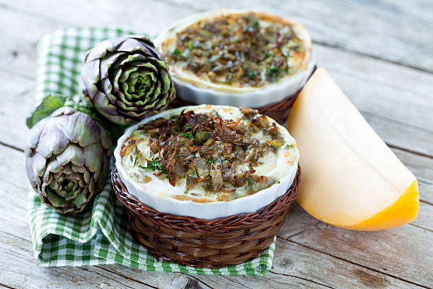 Casseroles With Vegetable Flans stock photo