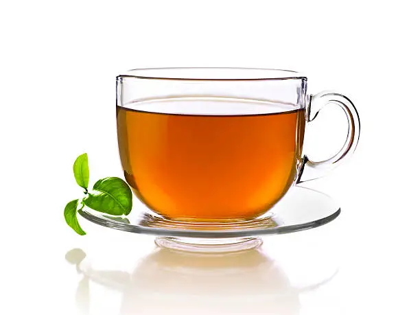 Cup of tea, isolated on white