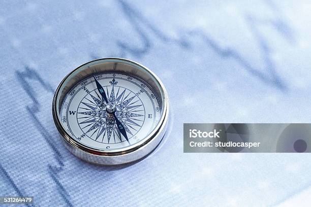 Financial Analysis Stock Photo - Download Image Now - Navigational Compass, Graph, Finance