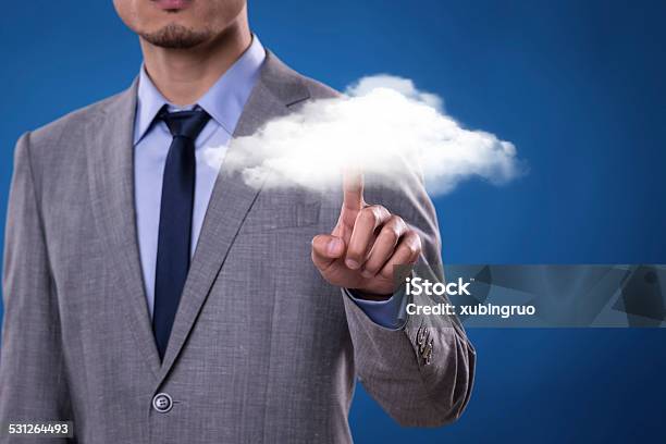 Cloud Computing Digital Communication Stock Photo - Download Image Now - Computer Network, Human Hand, Operating