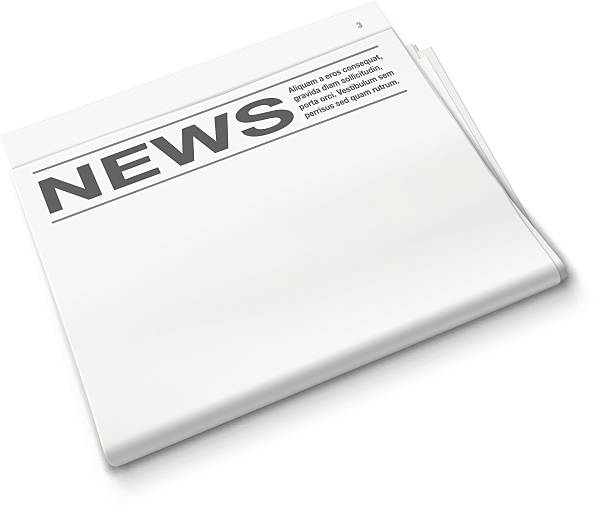 tageszeitung - newspaper good news the media announcement message stock-grafiken, -clipart, -cartoons und -symbole