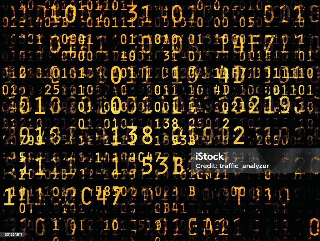 Abstract Drawing Code Abstract Code Background Stock Illustration - Download Image Now - 2015 ...