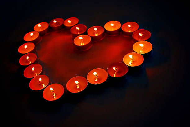 istock Heart of candles 531264875
