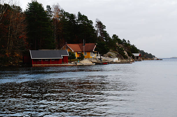 istock Buildings on the fjord 531267075