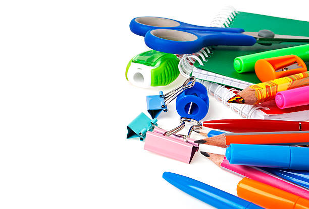 istock School supplies isolated on a white background 531267507