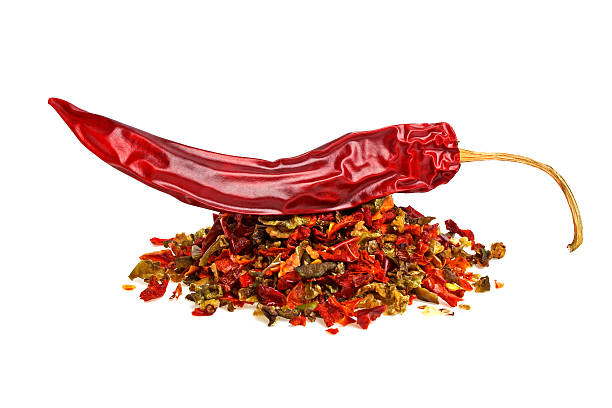 istock Red pepper and mixture of dry peppers 531267631