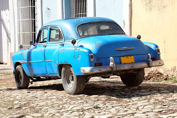 istock Old classic car in Trinidad 531268117