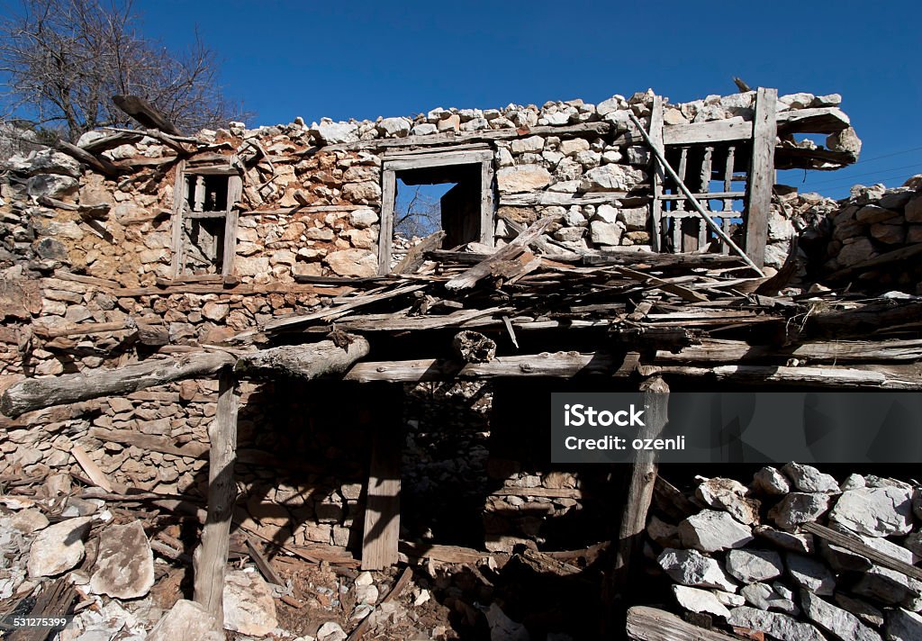 abandoned house abandoned house,broken,no people,desolation 2015 Stock Photo