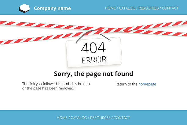 illustrations, cliparts, dessins animés et icônes de erreur 404 page introuvable - web services audio