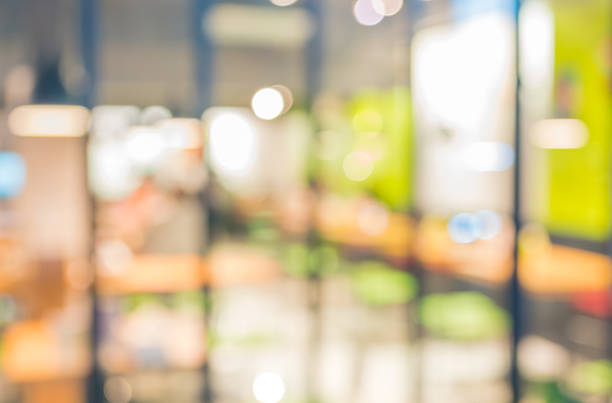 istock Coffee shop blur background with bokeh image. 531283041