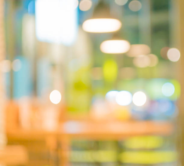 istock Coffee shop blur background with bokeh image. 531283057