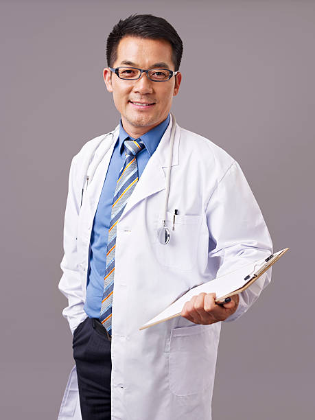 asian doctor stock photo