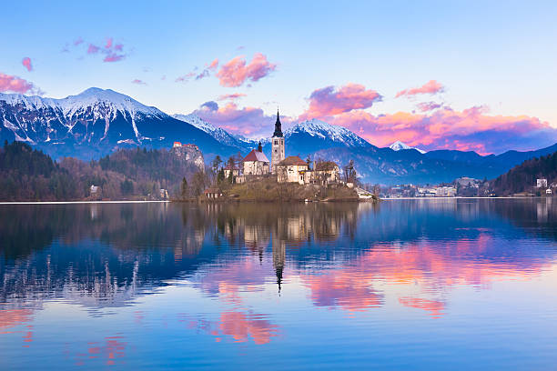istock Bled in sunset, Slovenia, Europe. 531294481