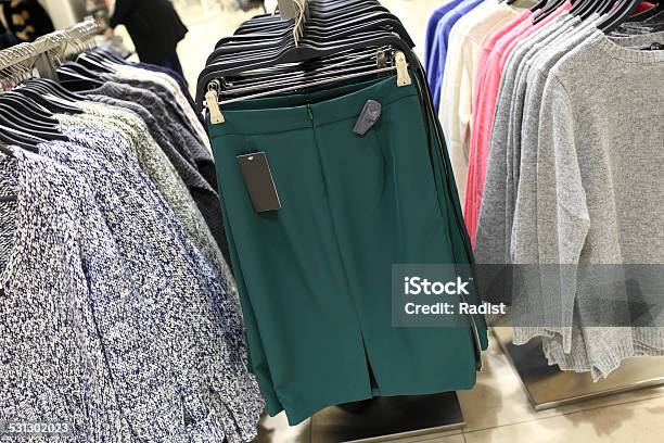 Skirts In Store Stock Photo - Download Image Now - 2015, Arts Culture and Entertainment, Business